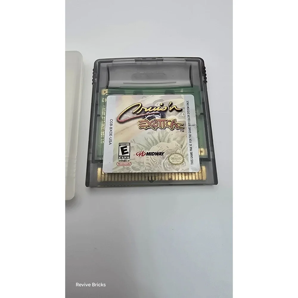Cruis'n Exotica (Nintendo Game Boy‎ Color, GBC, 2000) Authentic Tested Cartridge